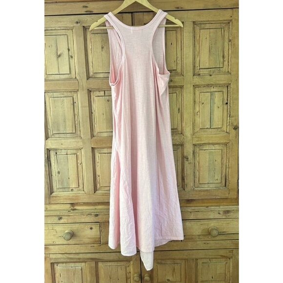 Counting Dreams Neiman Marcus Pale Pink Tank Midi Dress Womens Size Small NWT - Picture 8 of 12